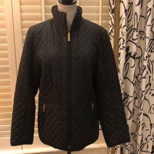 Black Quilted Utility Jacket